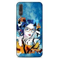 Lopard Huawei P20 Pro Uyumlu Kılıf Sürreal Yüzler ♀ (27) Tasarımlı Kılıf Baskılı