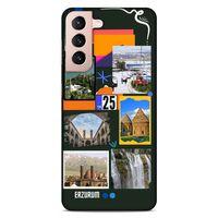 Lopard Samsung Galaxy S21 Uyumlu Kılıf Şehirli ※ (25) Erzurum Antişok Kapak