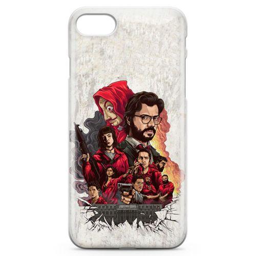 Apple iPhone SE 2020 Kılıf La Casa De Papel Arka Kapak Koruma Desenli Full Koruyucu