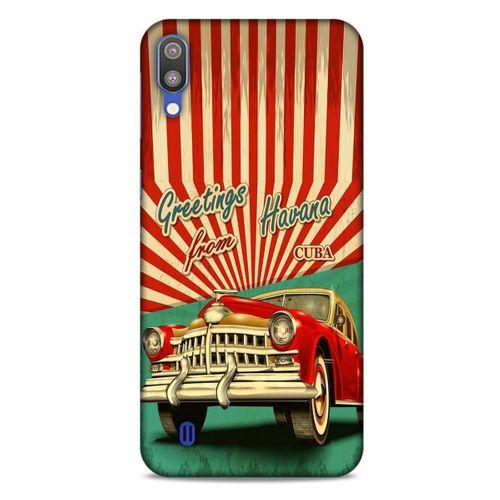 Retro (12) Desen Koruyucu Silikon Renkli Samsung Galaxy M10 Kılıf