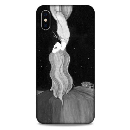 Apple iPhone XS Max Kılıf Depresyon (24) Darbe Emici Kılıf Kahve Sarı