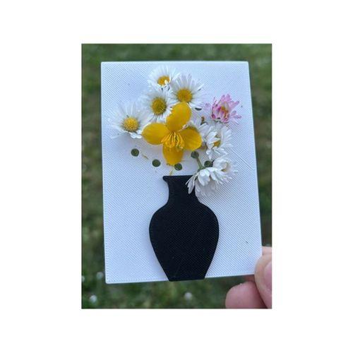 3D baskı çiçek toplama kartı şablonu (Bu ürün Sadece Plastik parçadır - Almadan Önce Soru Sorabilirsiniz)