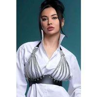 Zincirli Göğüs Seksi Harness - Brf964