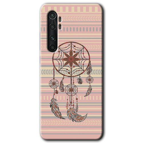 Xiaomi Mi Note 10 Lite Kılıf HD Desen Baskılı Arka Kapak - Mandala Retro