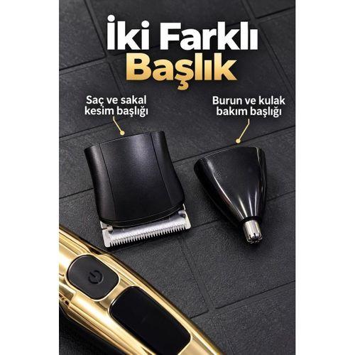 Erkek Bakım Seti Kablosuz Kullanımlı Üç Başlıklı