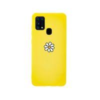 Samsung M21 Papatya Premium Silikonlu Sarı Telefon Kılıfı