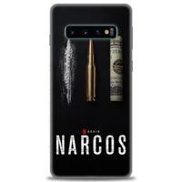 Samsung Galaxy S10 Kılıf HD Baskılı Kılıf - Narcos + Tam Ekran Koruyucu