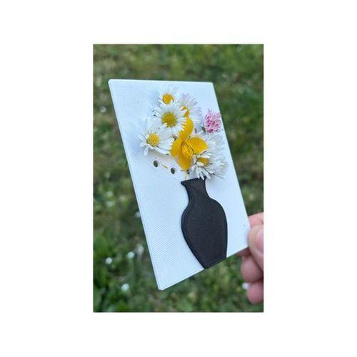 3D baskı çiçek toplama kartı şablonu (Bu ürün Sadece Plastik parçadır - Almadan Önce Soru Sorabilirsiniz)