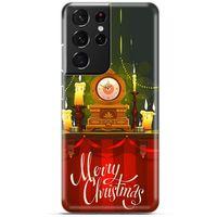 Samsung Galaxy S21 Ultra Kılıf Yılbaşı Süsleri (4) Koruma Kılıfı