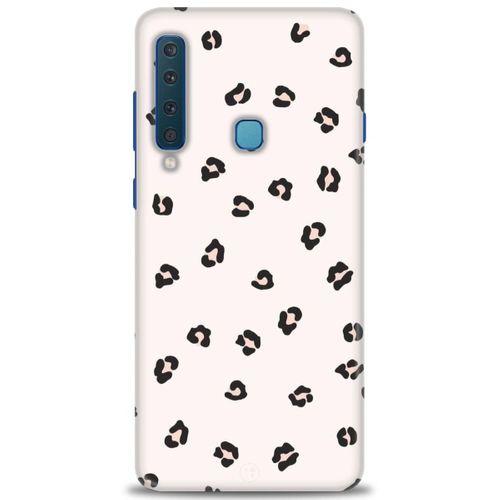 Samsung Galaxy A9 2018 Kılıf HD Baskılı Kılıf - Kahveli Leopar + Tam Ekran Koruyucu