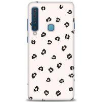 Samsung Galaxy A9 2018 Kılıf HD Baskılı Kılıf - Kahveli Leopar + Tam Ekran Koruyucu