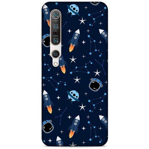 Xiaomi Mi 10 Pro Uyumlu Kılıf Mavi Delisi (22) Tam Koruma Kılıfı Astronot