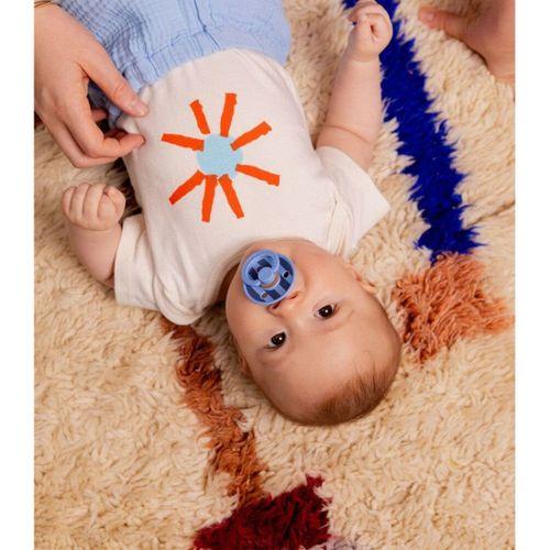 Bibs Bibs Studio Colour Block Kauçuk Emzik 0-6 Ay Sky Blue