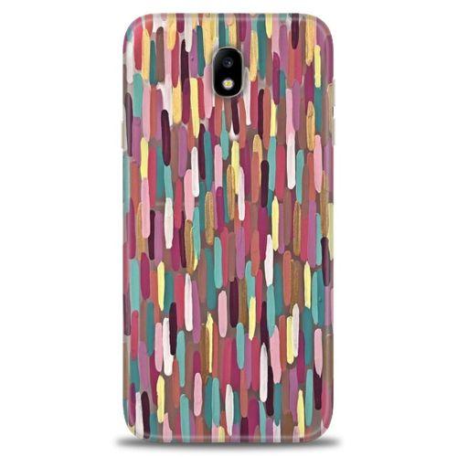 Samsung Galaxy J7 Pro / J730 Kılıf HD Baskılı Kılıf - Renk Renk + Tam Ekran Koruyucu