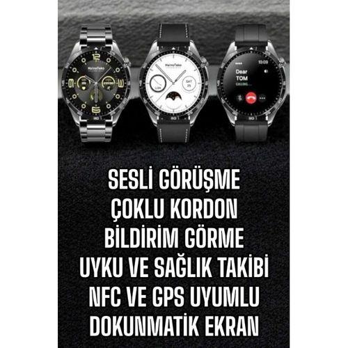 Akıllı Saat Titreşimli Pusula Nabız Ve Tansiyon Ölçer Nfc Uyumlu