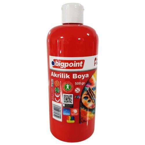 Bigpoint Akrilik Boya 500 gram Kırmızı
