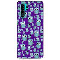 Baykuşlar (3) Desenli Silikon Kapak Telefon Kabı Huawei P30 Pro Kılıf