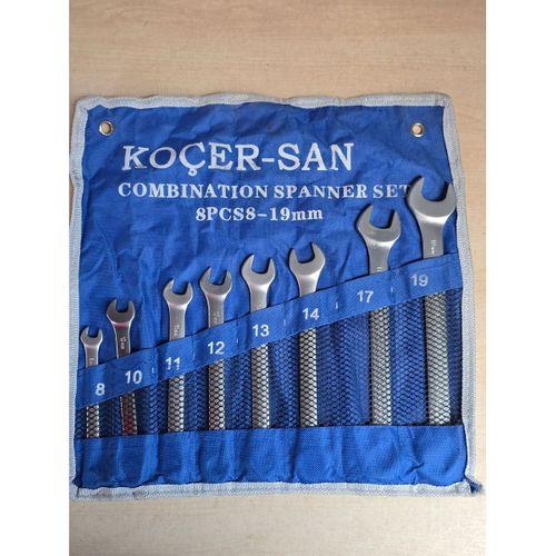 Kombine anahtar takımı 8 parça