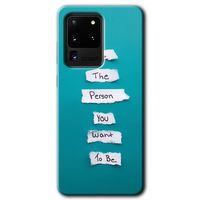 Galaxy S20 Ultra Kılıf HD Desen Baskılı Arka Kapak - Want You