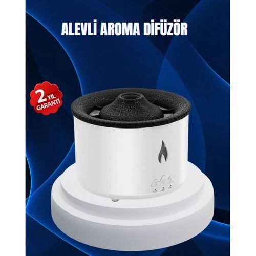 3d Alev Işıklı Aromaterapi Makinesi – 360 Ml Su Kapasiteli Sessiz Difüzör