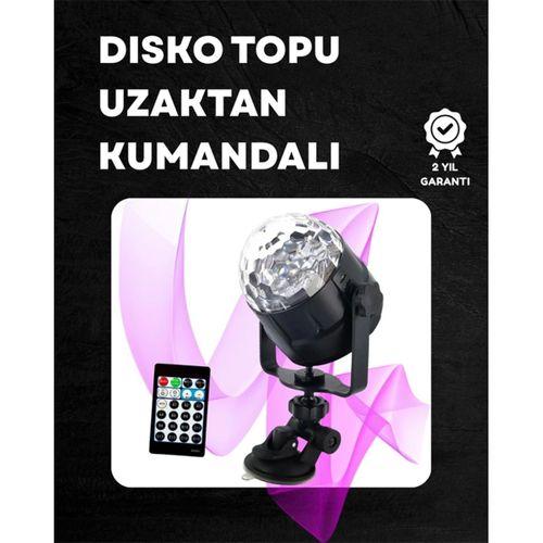 Kompakt Tasarımlı, Döner Renkli Led Disko Topu - Ev Ve Profesyonel Kullanım