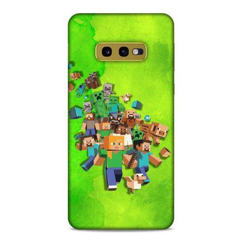 Lopard Samsung Galaxy S10e Uyumlu Kılıf PiXel (28) Arka Kapak Steve Karakter