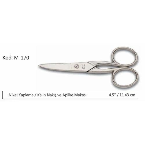 Europe Kalın Nakış Makası Süper Kalite No:4.5 11,43 Cm