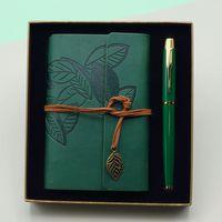 Yeşil Renk Defter Kalem Kutulu Set