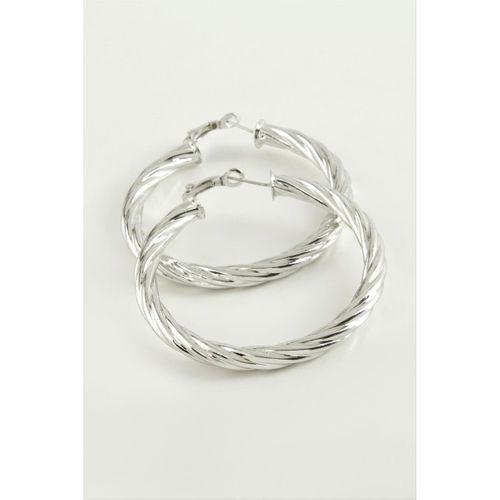 Burgulu Halka Küpe 4,5 cm