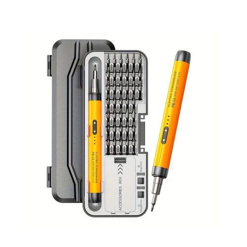 Kablosuz Şarjlı Elektrikli Tornavida Seti 38 Uçlu Type C Li Pil Hassas Tamir Seti
