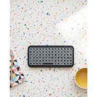 Kompakt Siyah Rgb Işıklı Bluetooth Mini Klavye