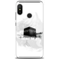 Xiaomi Mi A2 Lite Kılıf HD Baskılı Kılıf - Kabe-i Münevvere + Tam Ekran Koruyucu