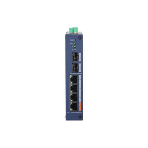 DAHUA CHS4206-4GT-60, 4 Port, Gigabit, PoE 60W, 2 Port SFP, Cloud Yönetilebilir, Switch