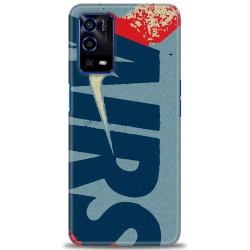 Oppo A55 Kılıf HD Baskılı Kılıf - Airs + Tam Ekran Koruyucu