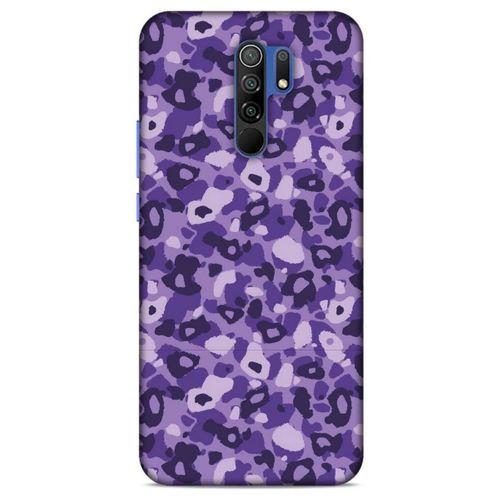 Xiaomi Redmi 9 Uyumlu Kılıf Mor Delisi (22) Tam Koruma Kılıfı Benekli