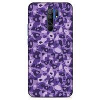 Xiaomi Redmi 9 Uyumlu Kılıf Mor Delisi (22) Tam Koruma Kılıfı Benekli