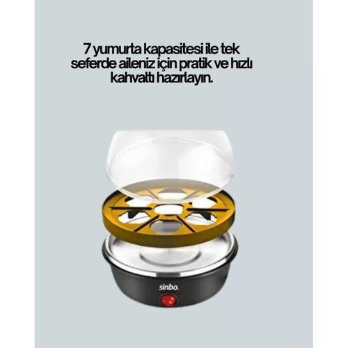 Elektrikli Yumurta Pişirme Makinesi 7 Yumurta Kapasiteli