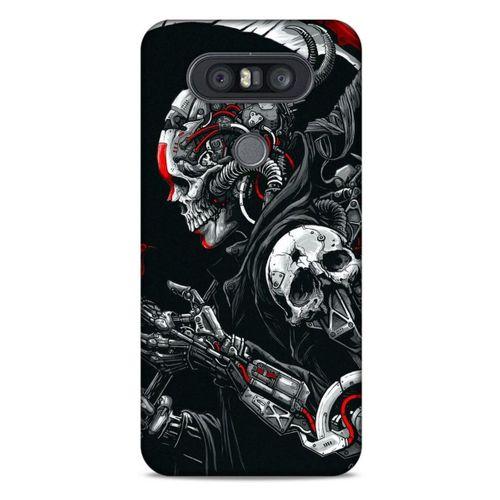LG K41S - K51S Uyumlu Kılıf Motorsiklet (23) Ultra Koruma Kılıfı Kurukafa