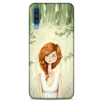 Samsung Galaxy A30s Kılıf Depresyon (25) Antişok Kapak Siyah Gri