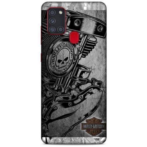 Samsung Galaxy A21s Uyumlu Kılıf Motorsiklet (41) Tank Kılıf Harley