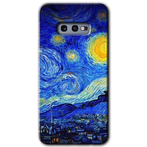 Galaxy S10e Kılıf HD Desen Baskılı Arka Kapak - Starry Night