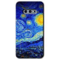 Galaxy S10e Kılıf HD Desen Baskılı Arka Kapak - Starry Night