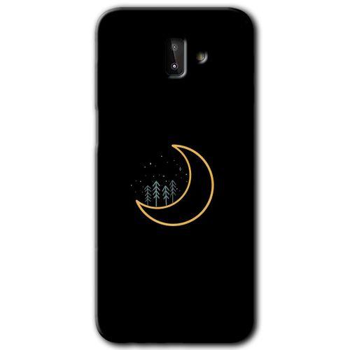 Samsung Galaxy J6 Plus Kılıf Baskılı Kapak - İyi Geceler + 5D Tam Kaplayan Cam