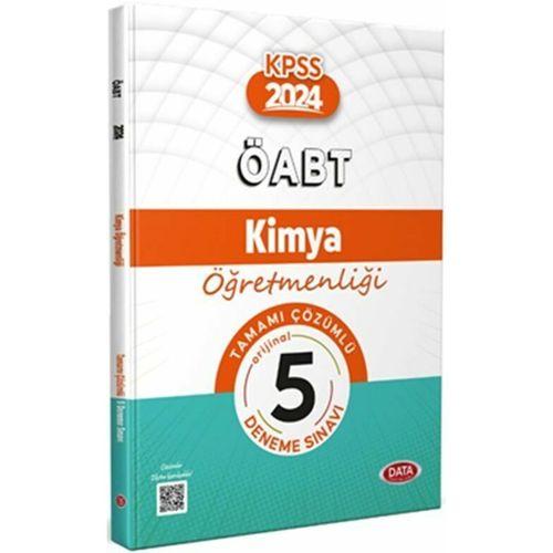 2024 ÖABT Kimya Öğretmenliği Tamamı Çözümlü 5 Deneme Data Yayınları