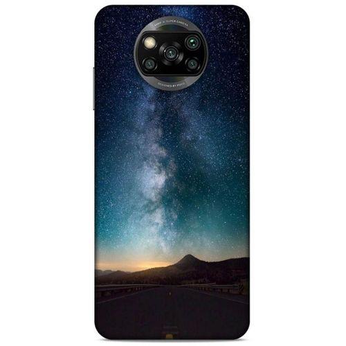 Lopard Xiaomi Redmi Poco X3 Uyumlu Kılıf Gece'S (22) Tam Koruma Kılıfı Yeşil Beyaz