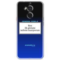 General Mobile GM 8 Kılıf HD Yazı Baskılı Silikon Arka Kapak - Yazı 13