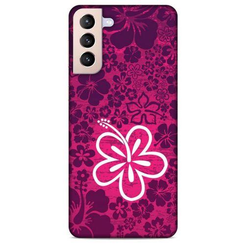 Samsung Galaxy S21 Plus Uyumlu Kılıf Pembe Delisi (9) Kılıf Çiçek