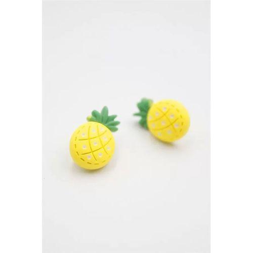 Ananas Hamur Küpe - ÇOK RENKLİ