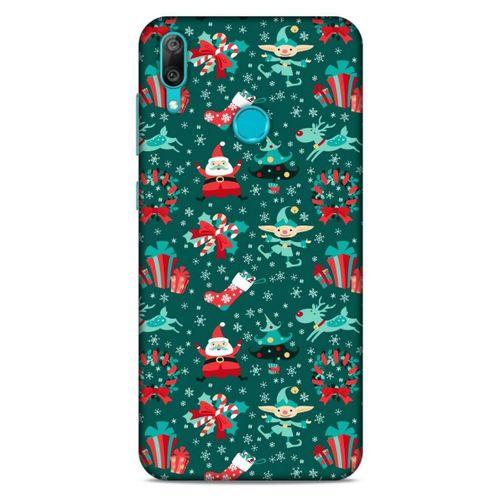 Yılbaşı Süsleri 41 Huawei Y7 2019 Kılıf Silikon Kapak