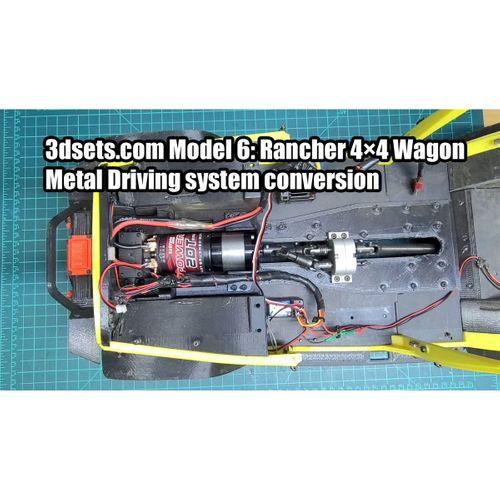 3dsets.com Model 6_ Rancher 4 × 4 Vagon Orta Konum Pil Tepsisi - 5149976